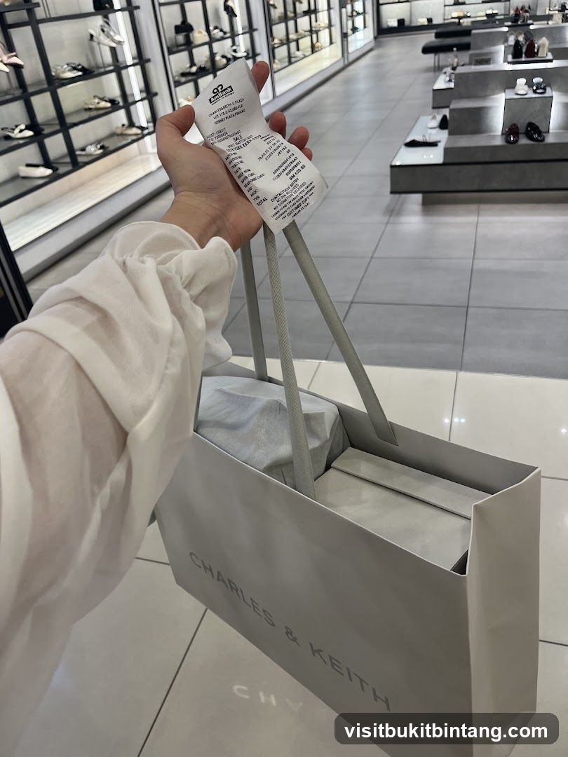 Shopping Bag and Receipt