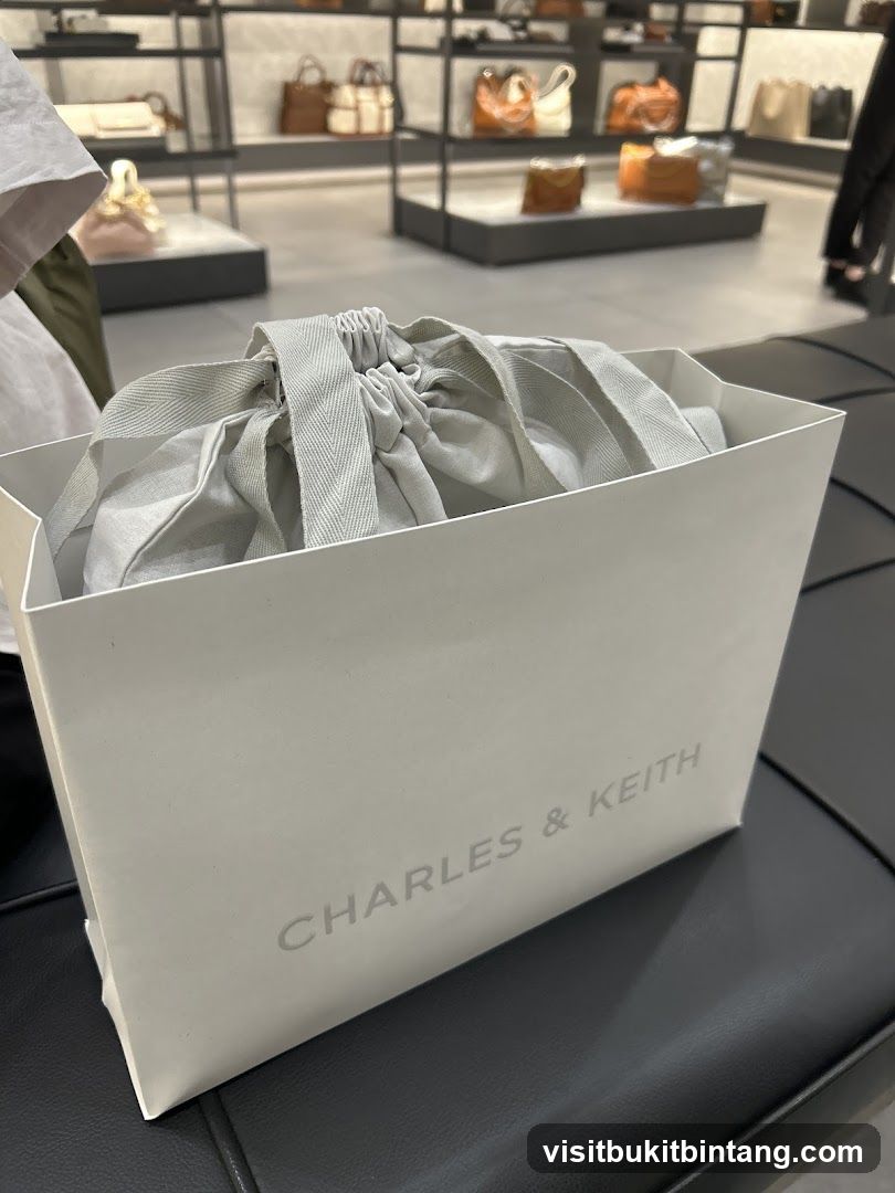 Shopping Bag with Contents