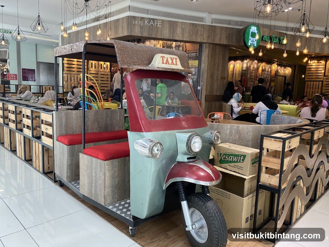 Tuk Tuk Themed Seating Area