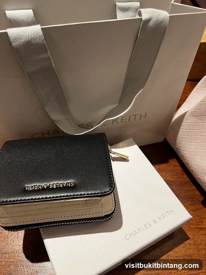Charles & Keith Wallet and Shopping Bag