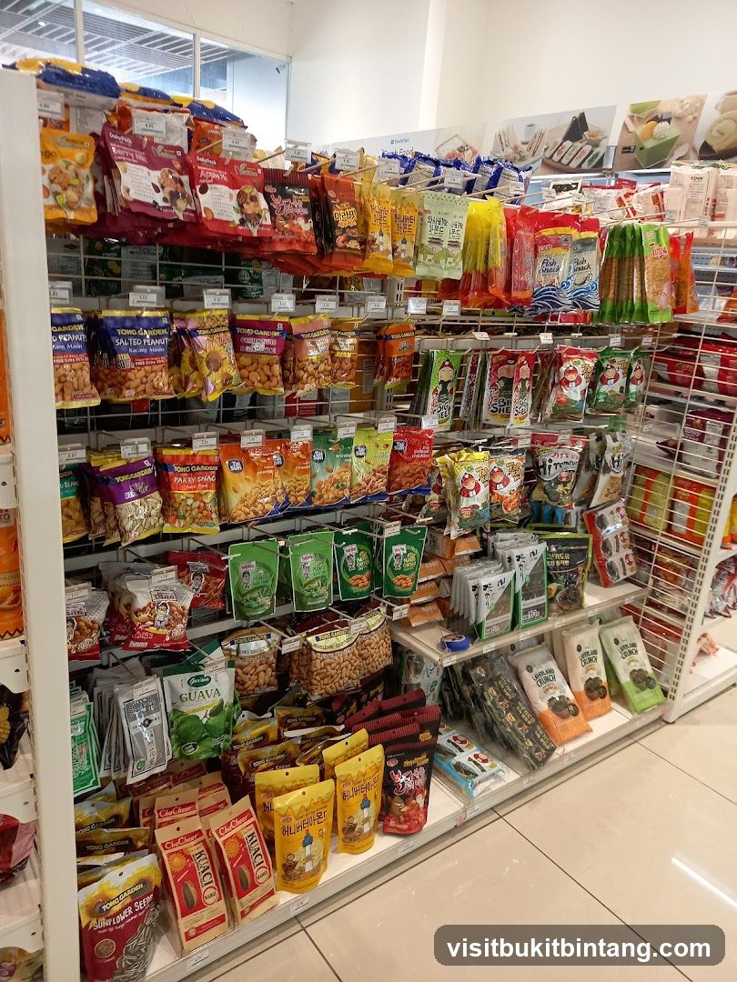 Snack Aisle in a Convenience Store