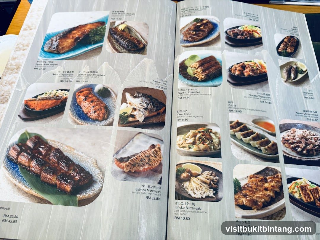 Japanese Menu