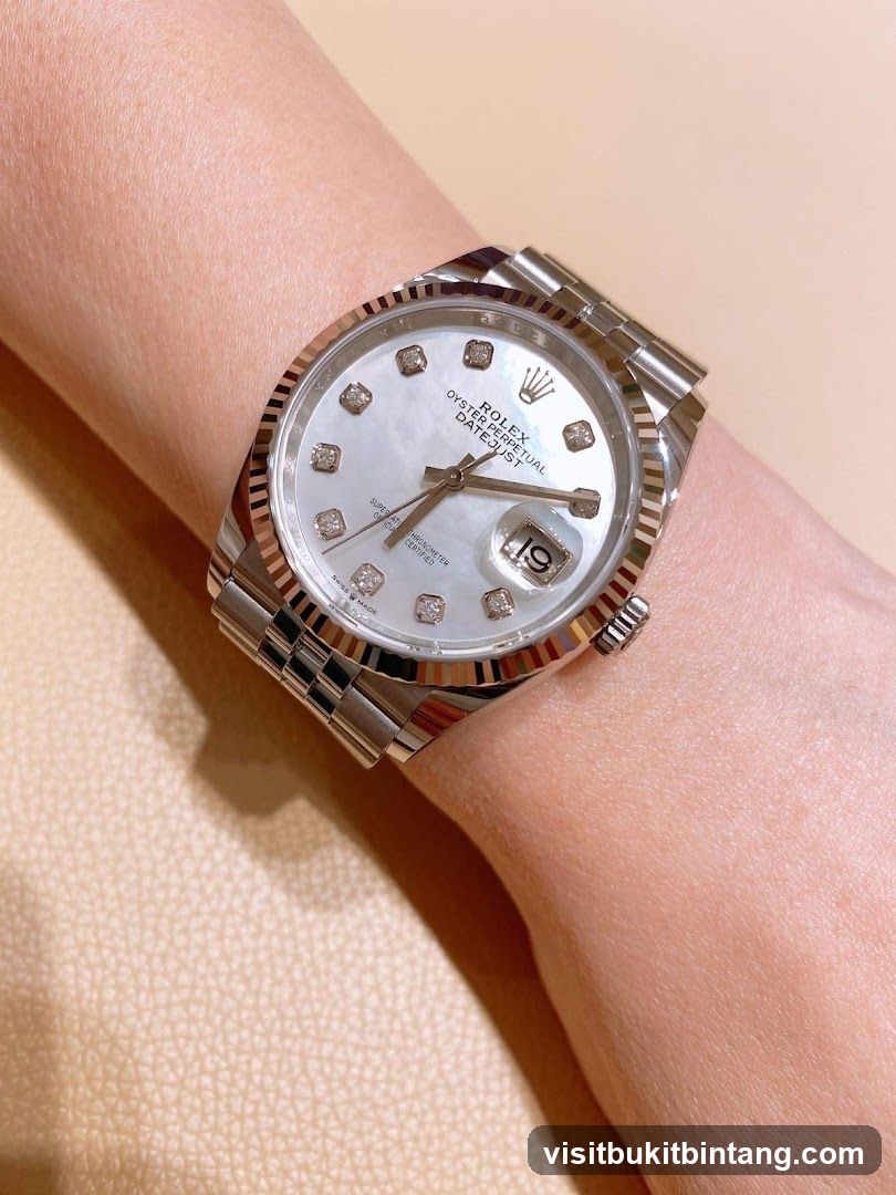 Rolex Watch on Wrist