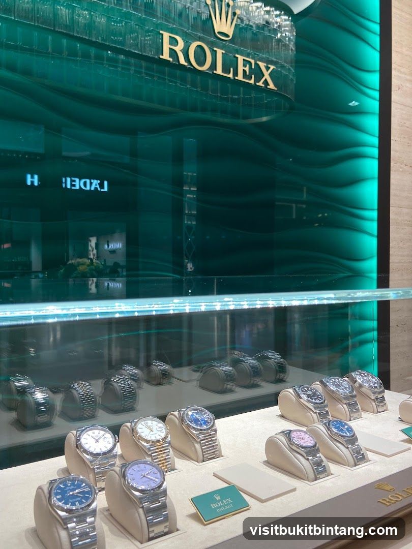 Rolex Watches Display
