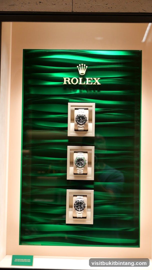 Rolex Watches Display