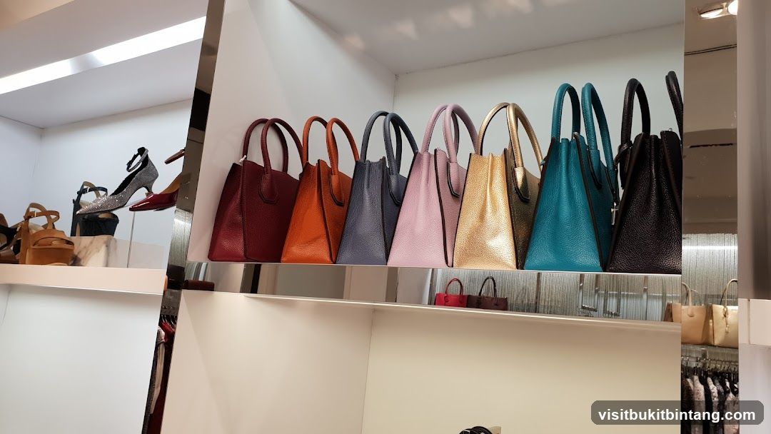 Handbags and Shoes Display