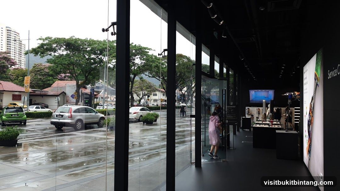 Modern Store Interior with Street View