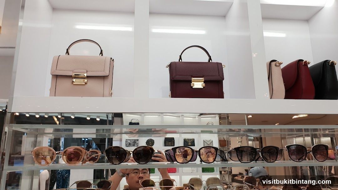 Handbags and Sunglasses Display