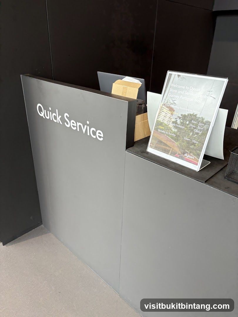 Dyson Quick Service Counter