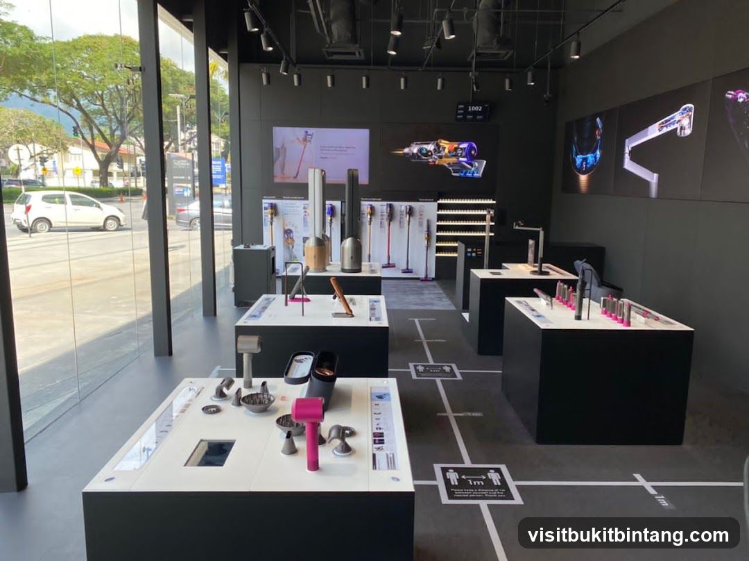 Dyson Store Interior