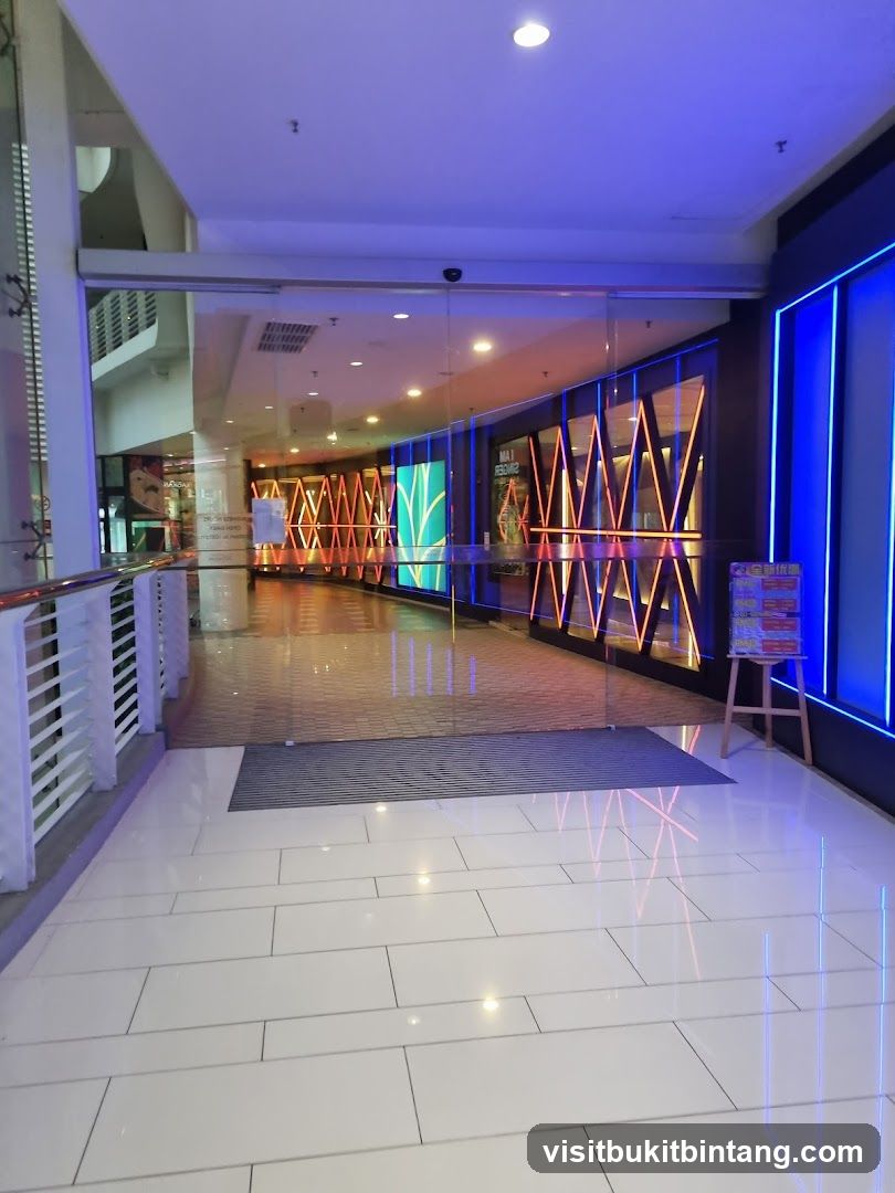 Modern Interior with Neon Lighting