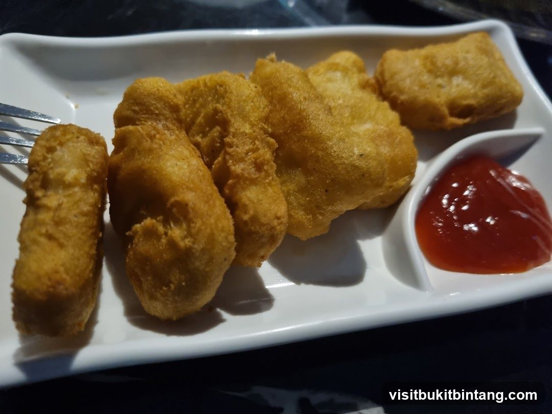Chicken Nuggets with Ketchup