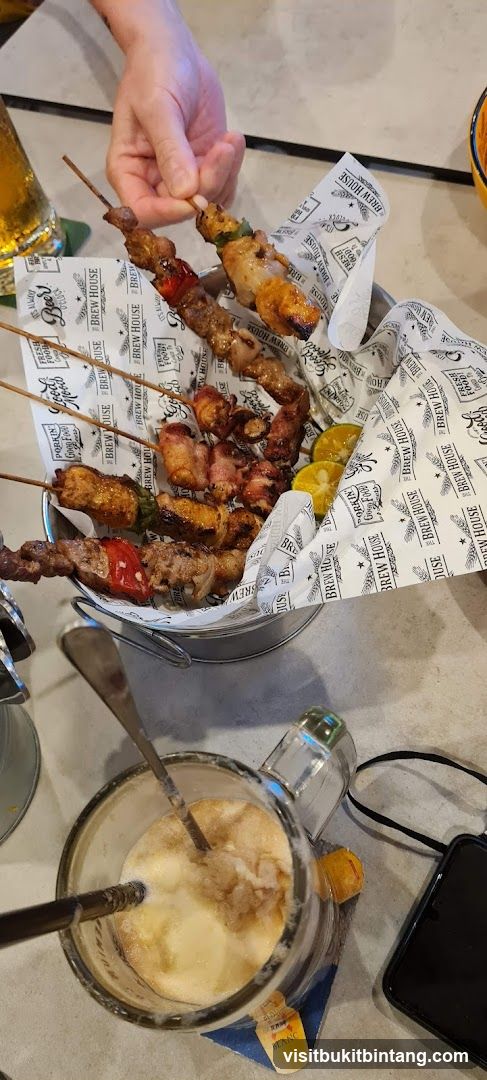 Skewers and Drinks