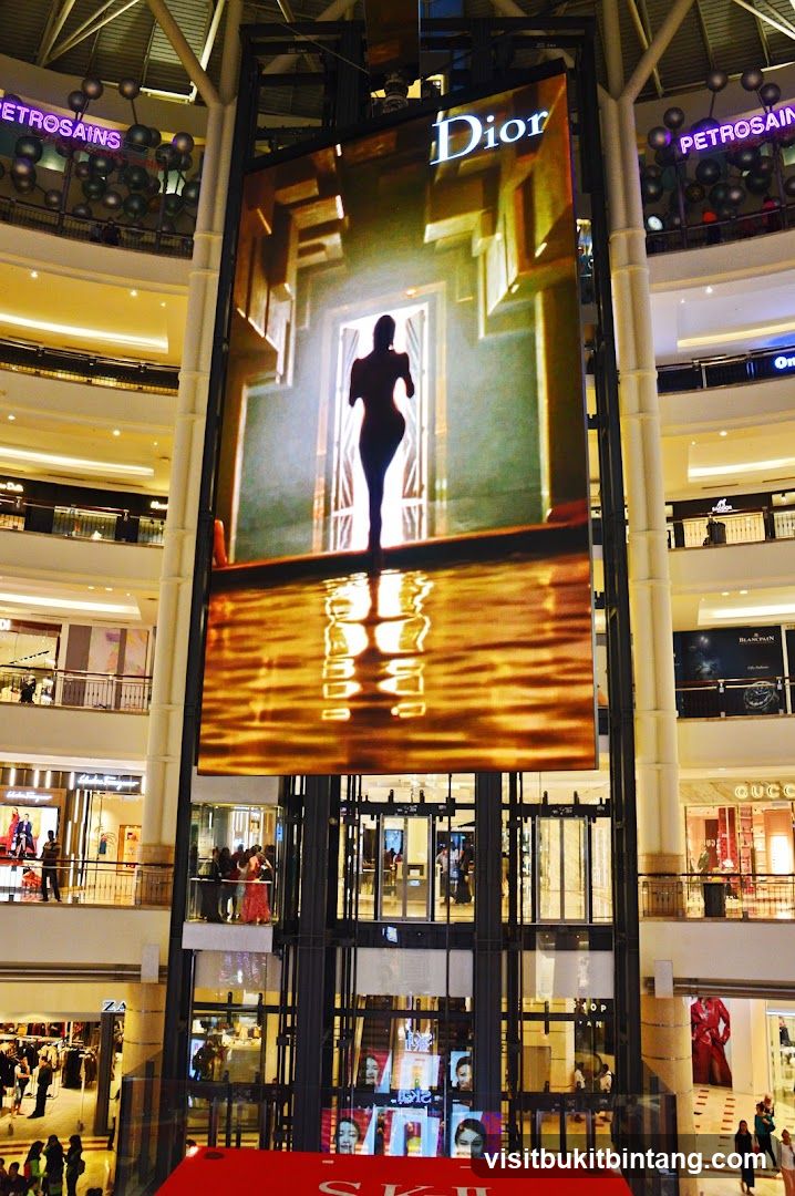 Dior Advertisement in Shopping Mall