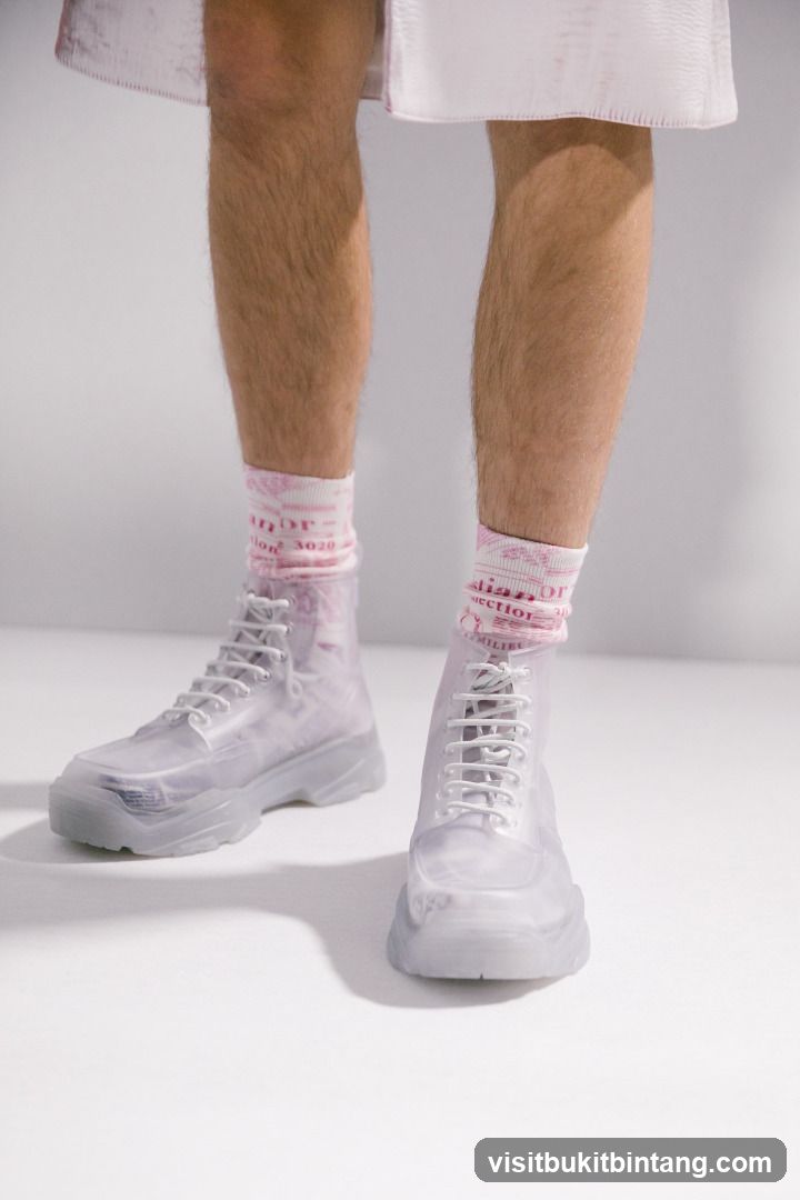 Transparent Boots and Socks
