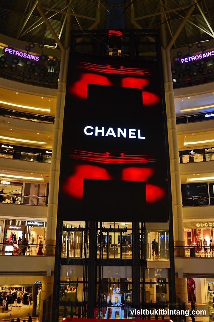 Chanel Advertisement in Mall