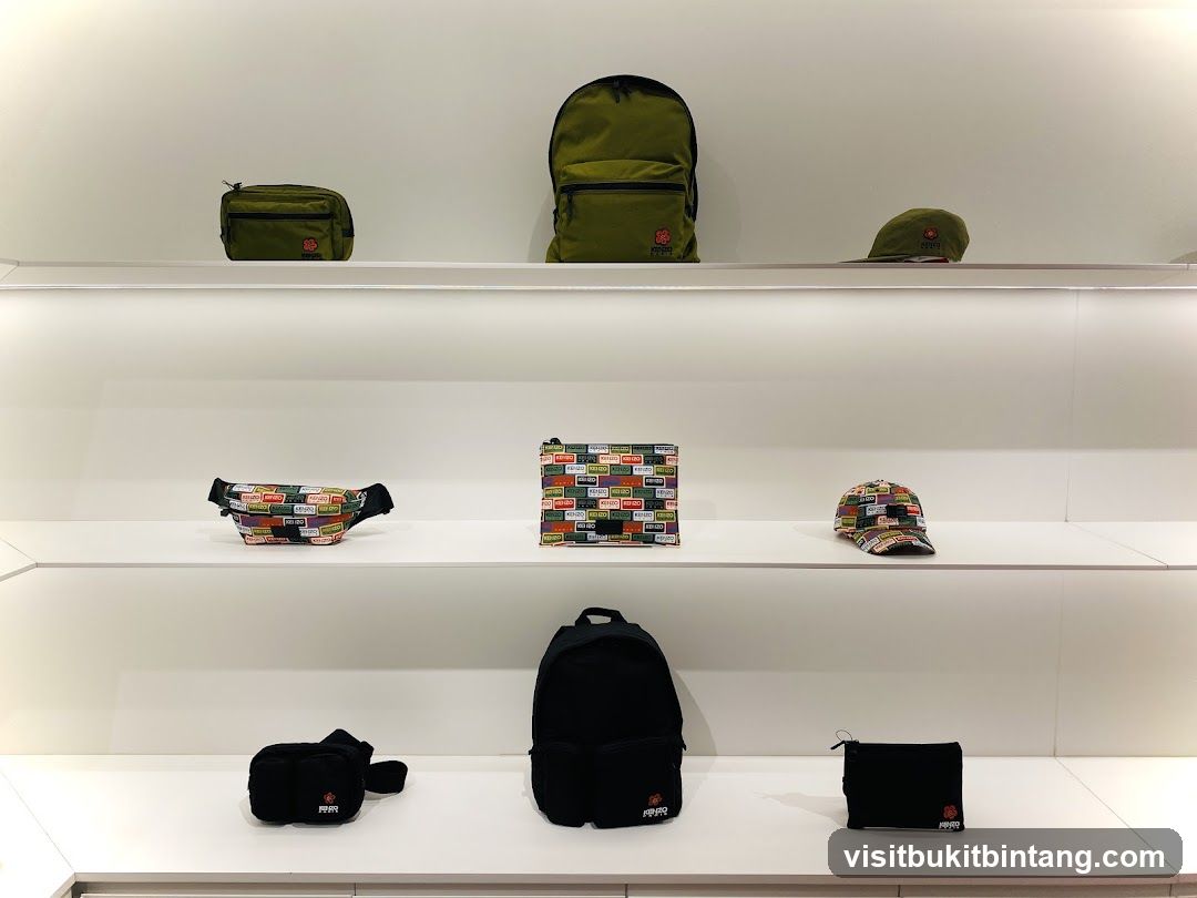 Bags and Hats Display
