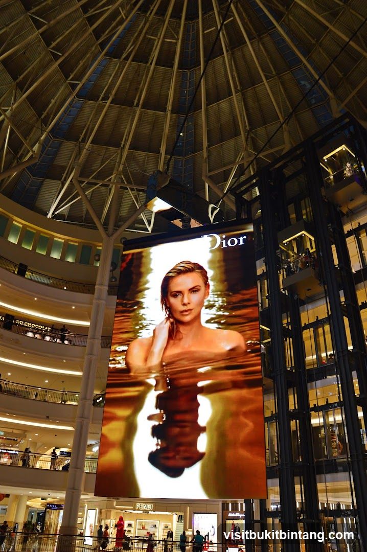 Dior Advertisement in Shopping Mall