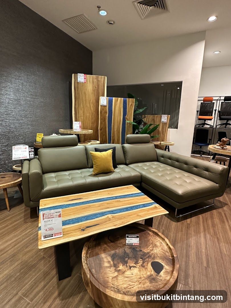 Living Room Furniture Display
