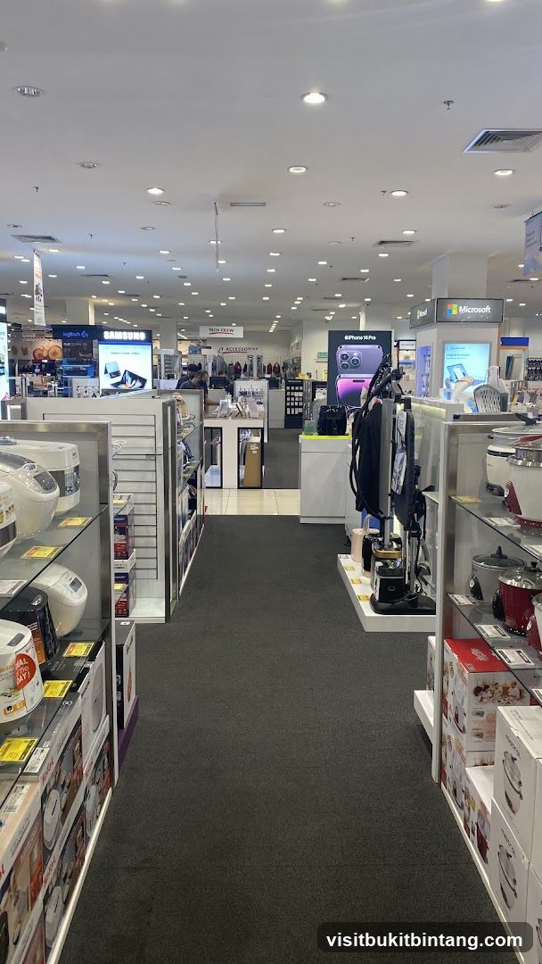 Electronics Store Aisle