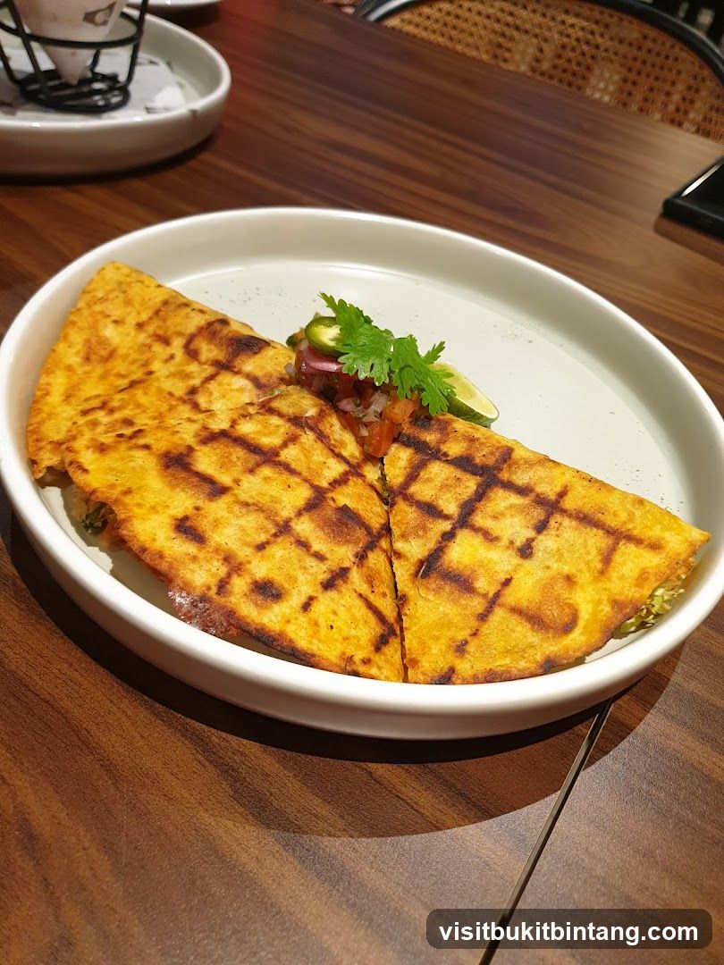 Quesadilla with Salsa