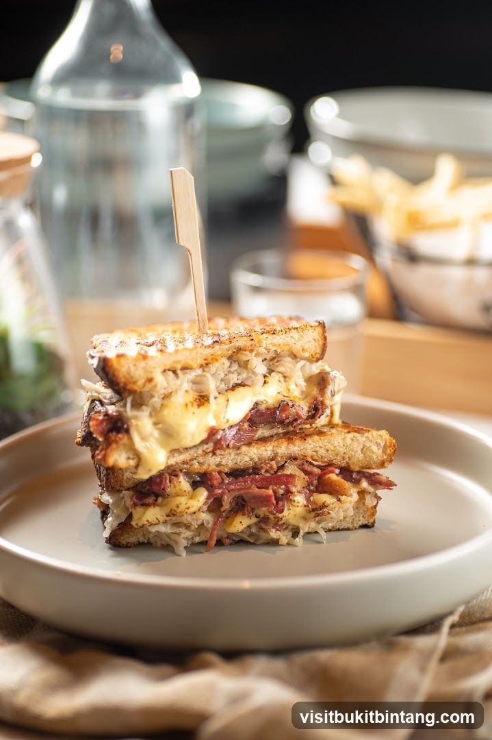 Reuben Sandwich with Fries
