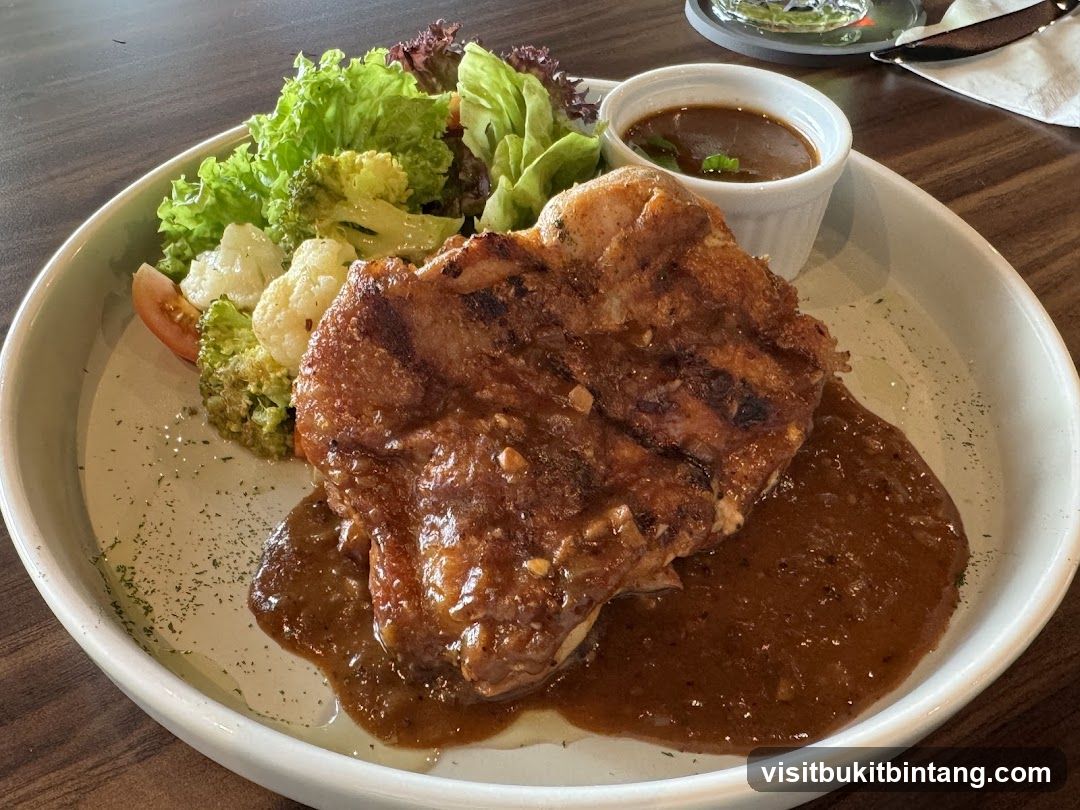 Chicken with Sauce and Vegetables