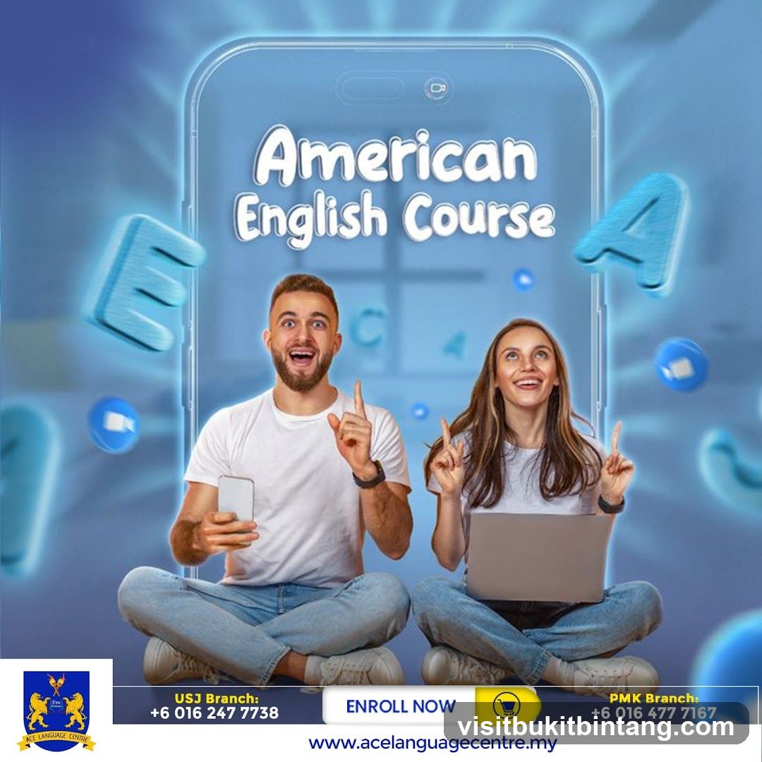 American English Course Advertisement