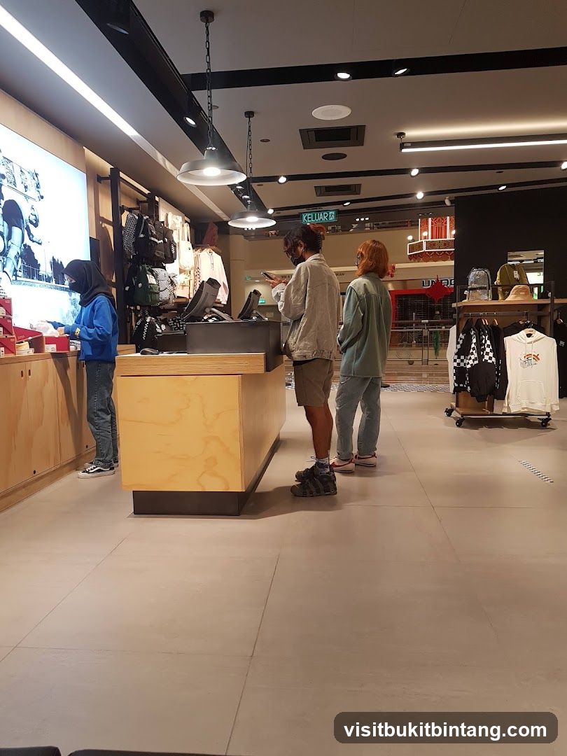 Customers at a retail store