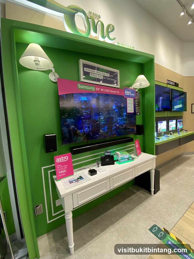 Maxis Store Display
