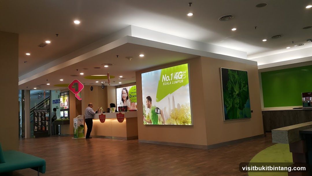 Interior of a telecommunications store