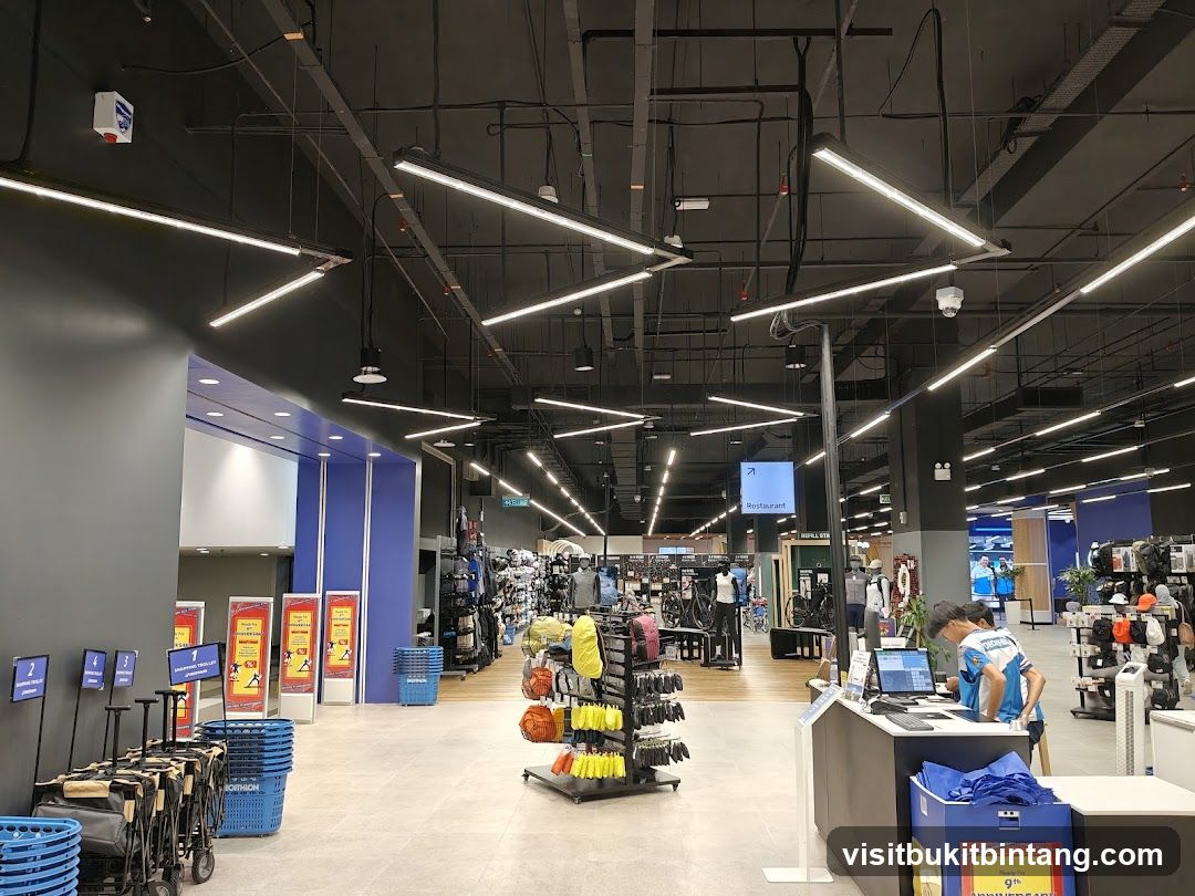 Sports Equipment Store Interior