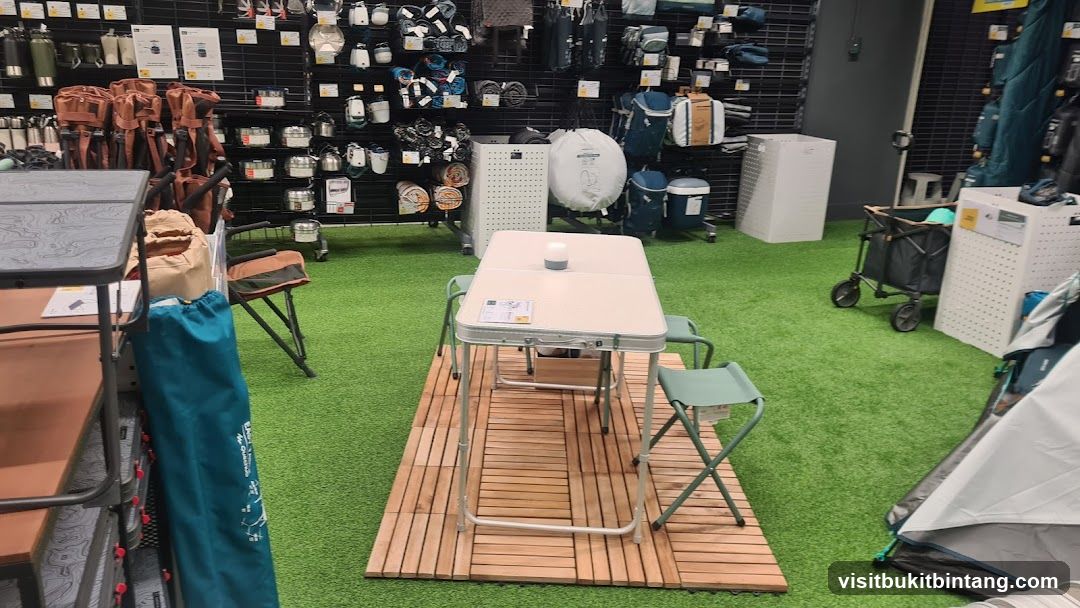 Camping Gear Display