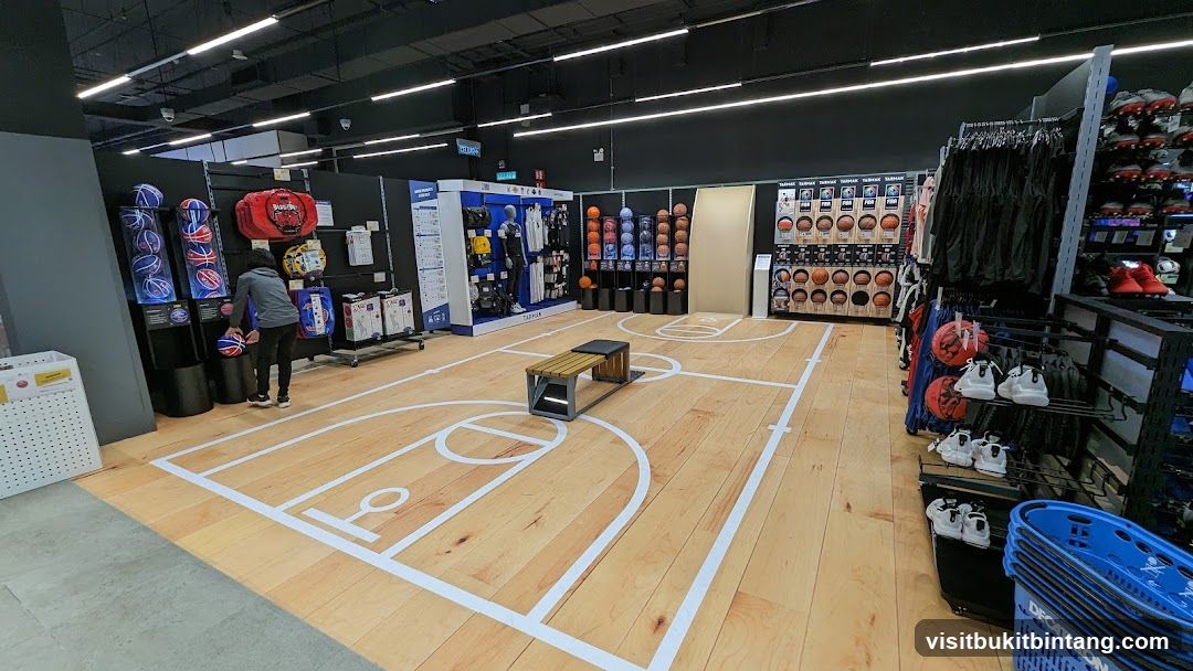 Sports Store Basketball Section