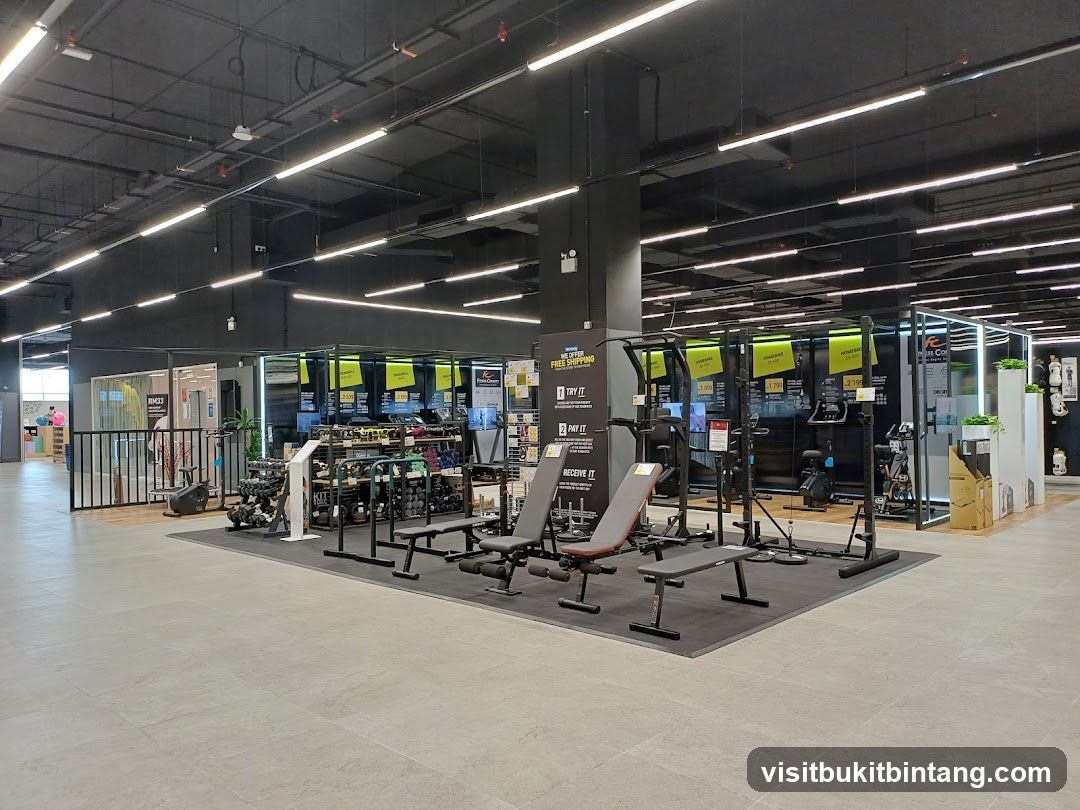 Fitness Equipment Display