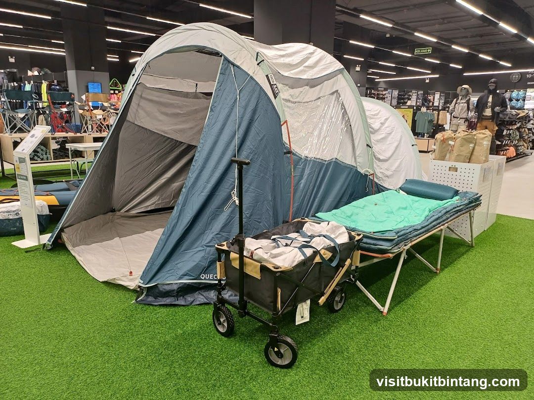 Camping Gear Display