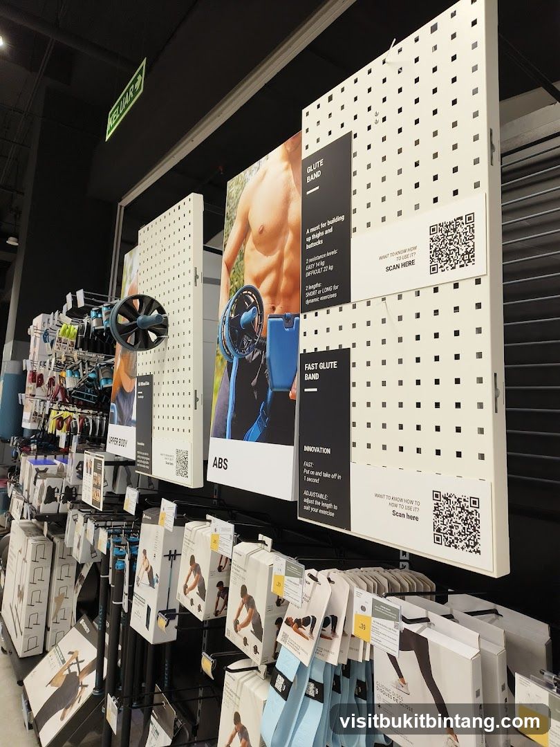 Fitness Equipment Display
