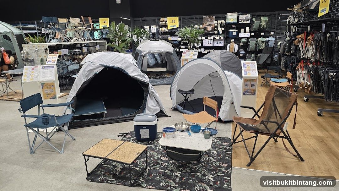 Camping Gear Display