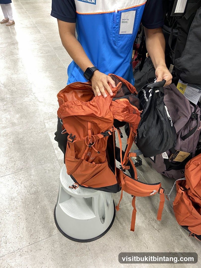 Backpack Display