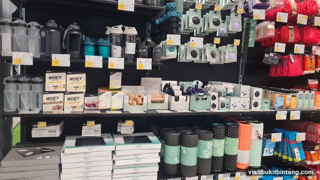 Sports and Fitness Merchandise Display