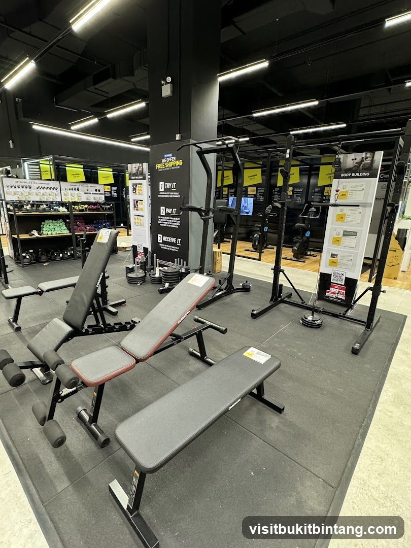 Gym Equipment Display