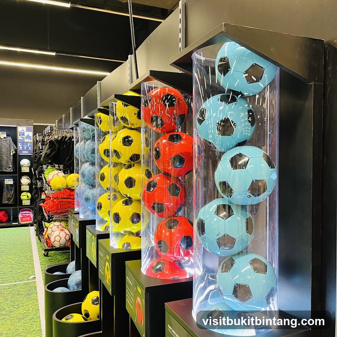 Soccer Balls Display