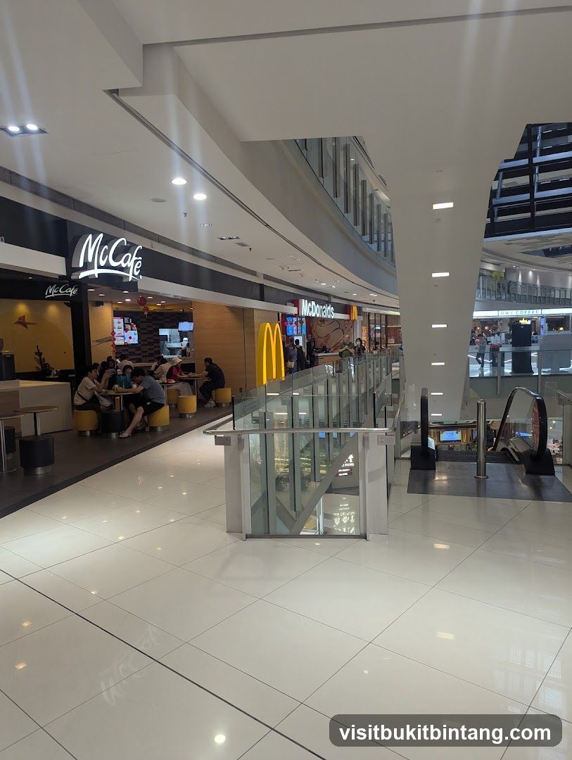 McDonald's and McCafe in a Mall