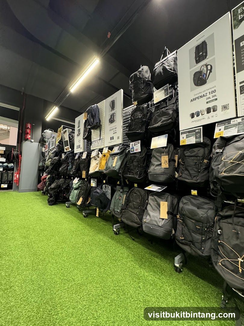 Backpacks on Display