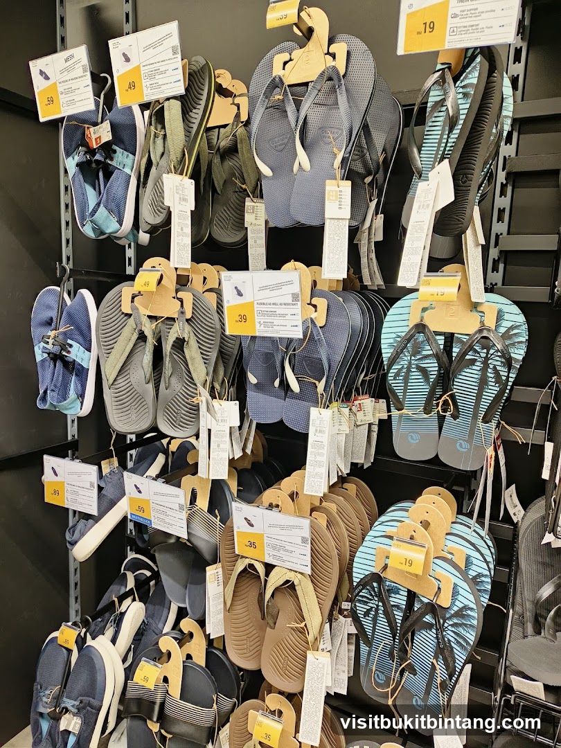 Flip-flops and Sandals Display