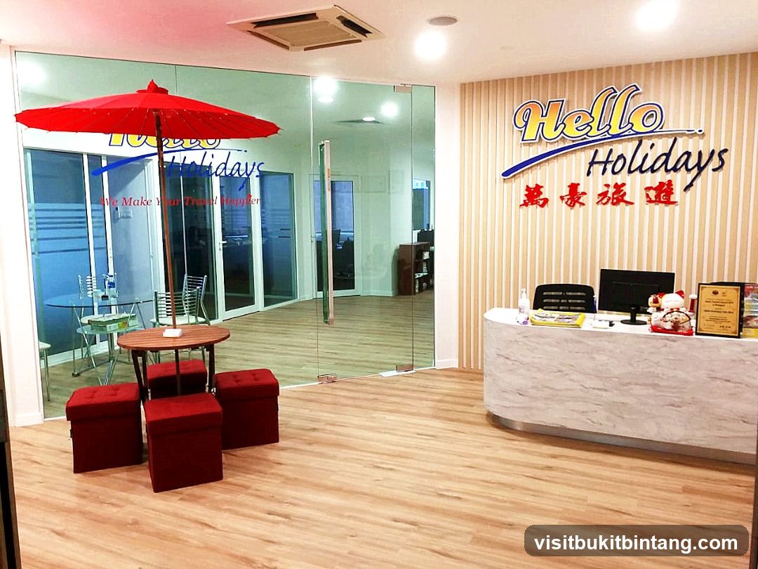 Hello Holidays Reception Area