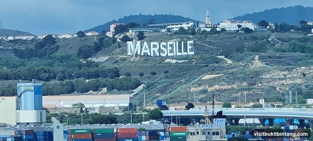Marseille Hillside Signage