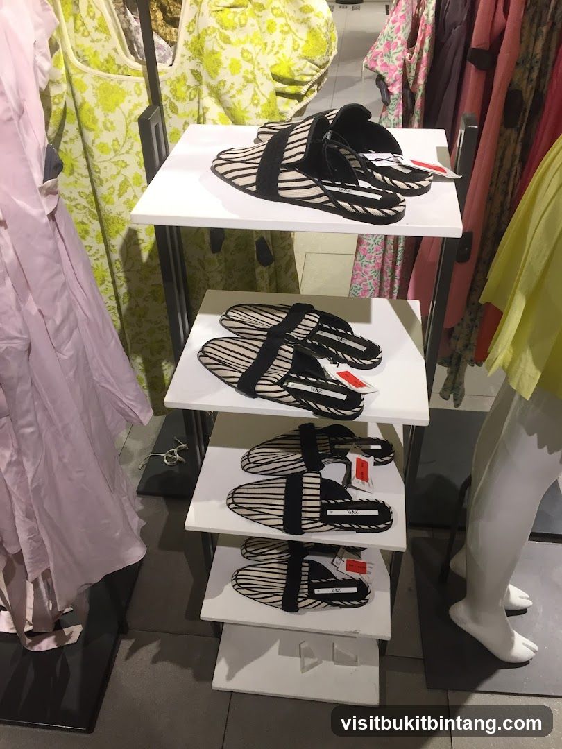 Zebra Print Slides on Display