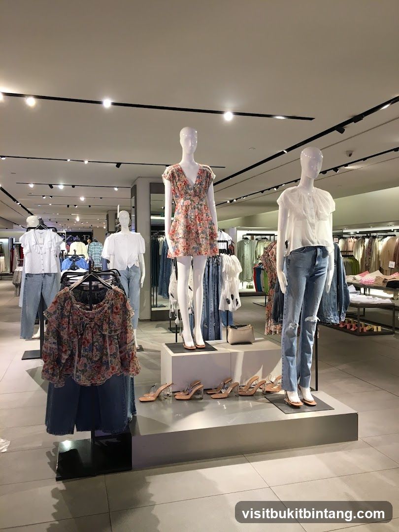 Mannequins in a clothing store