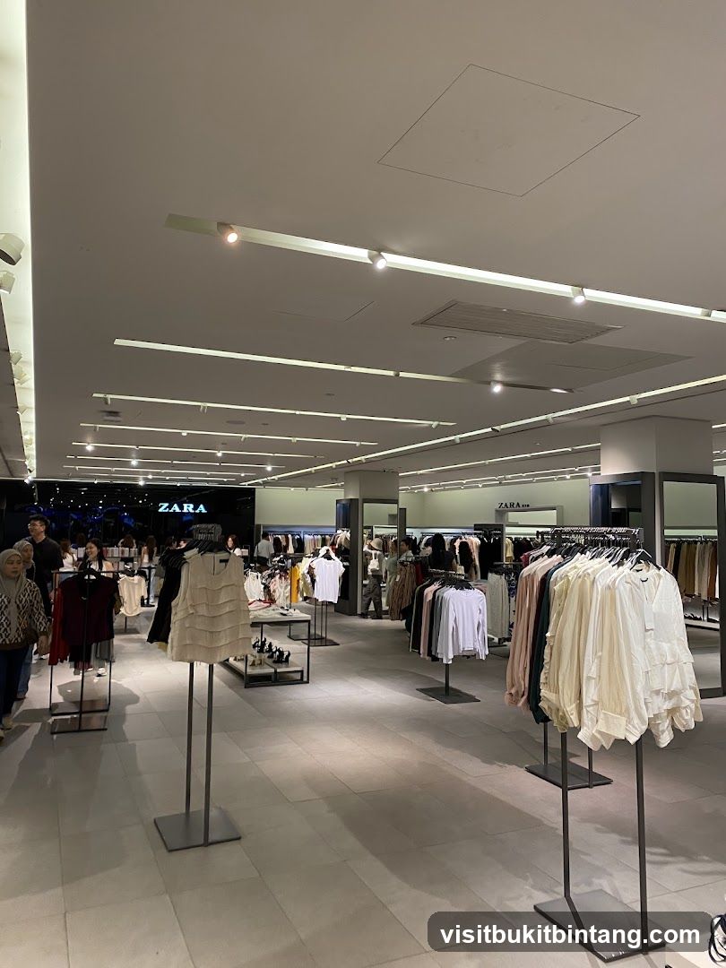 Zara Clothing Store Interior